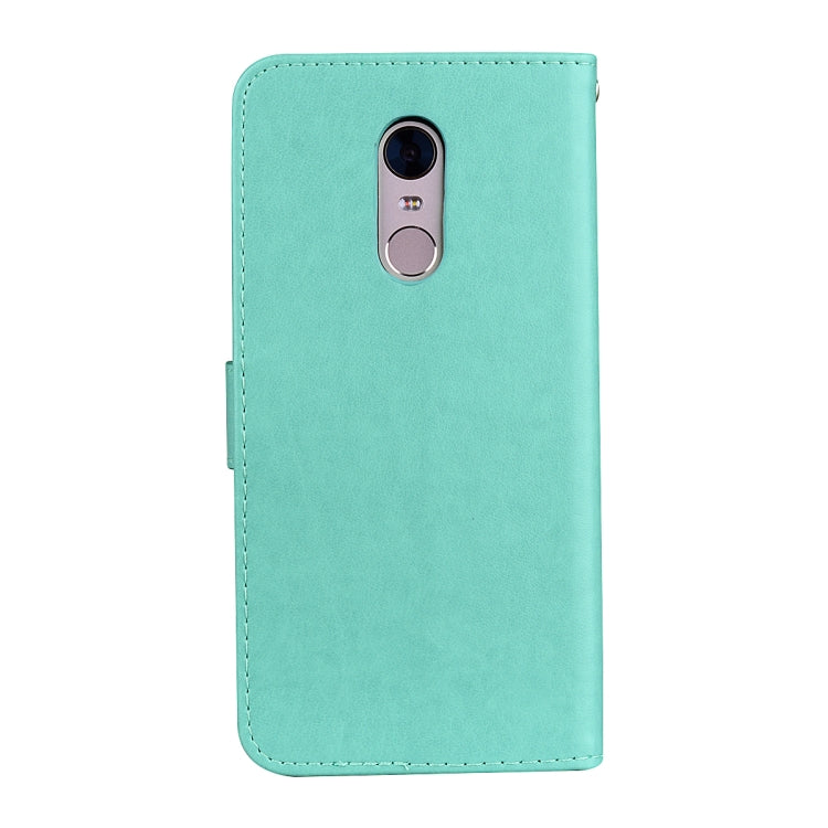 For Xiaomi Redmi 5 Rose Embossed Horizontal Flip Environmental PU Leather Case with Holder & Card Slots & Wallet
