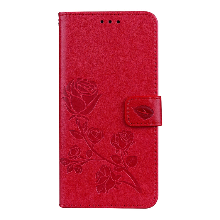 For Xiaomi Redmi 5 Rose Embossed Horizontal Flip Environmental PU Leather Case with Holder & Card Slots & Wallet