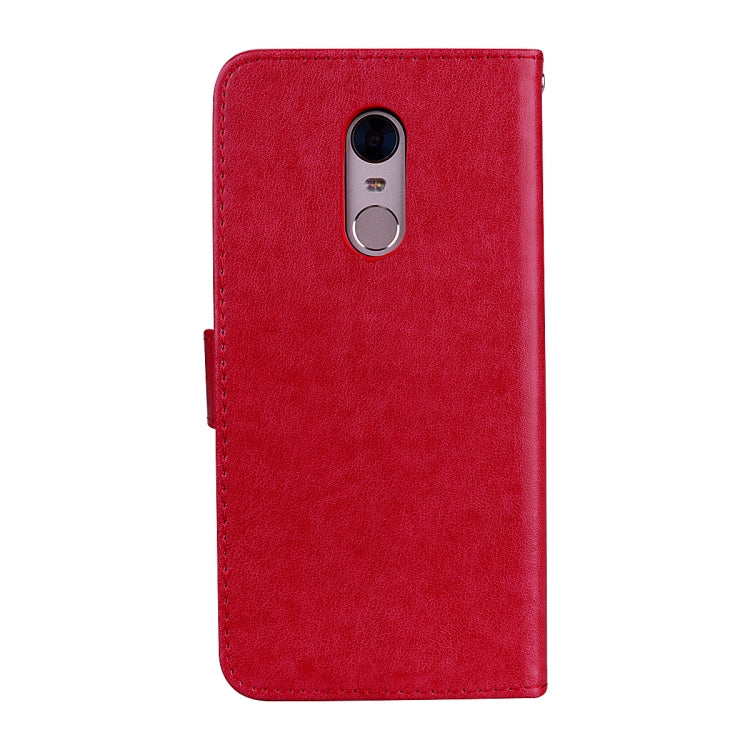 For Xiaomi Redmi 5 Rose Embossed Horizontal Flip Environmental PU Leather Case with Holder & Card Slots & Wallet
