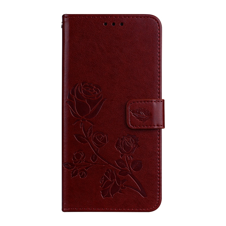 For Xiaomi Redmi 5 Rose Embossed Horizontal Flip Environmental PU Leather Case with Holder & Card Slots & Wallet