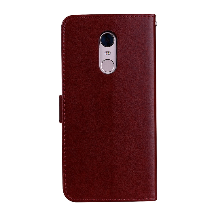 For Xiaomi Redmi 5 Rose Embossed Horizontal Flip Environmental PU Leather Case with Holder & Card Slots & Wallet