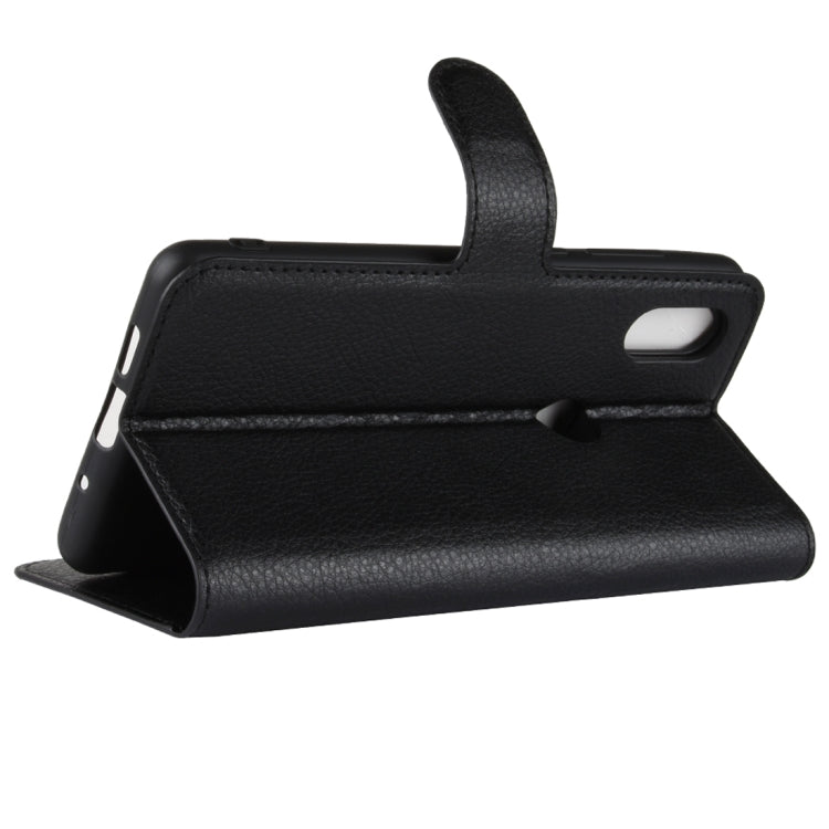 Litchi Texture Horizontal Flip Leather Case for Xiaomi Mi Mix 2S, with Wallet & Holder & Card Slots