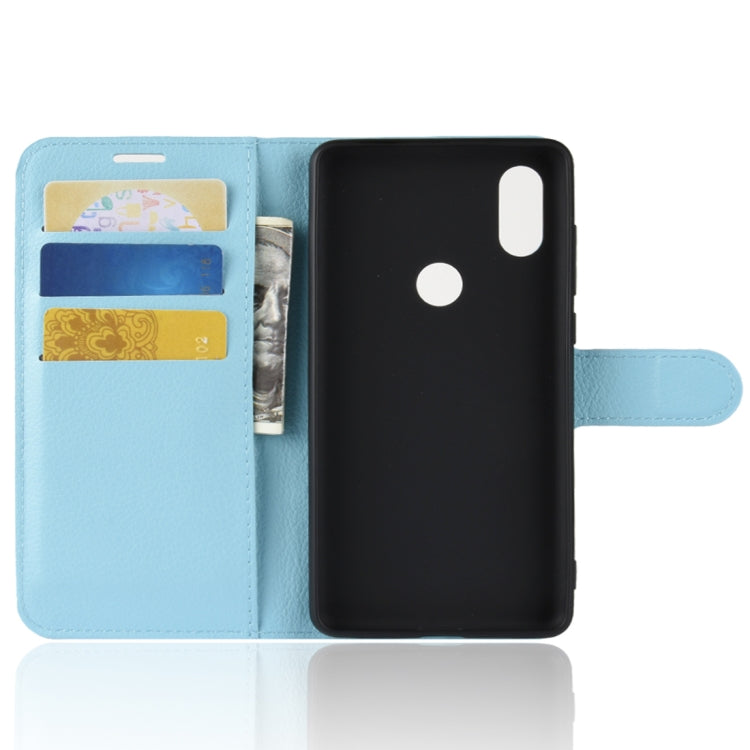 Litchi Texture Horizontal Flip Leather Case for Xiaomi Mi Mix 2S, with Wallet & Holder & Card Slots