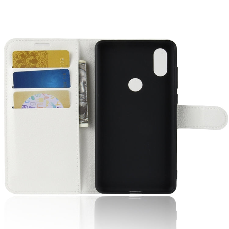 Litchi Texture Horizontal Flip Leather Case for Xiaomi Mi Mix 2S, with Wallet & Holder & Card Slots