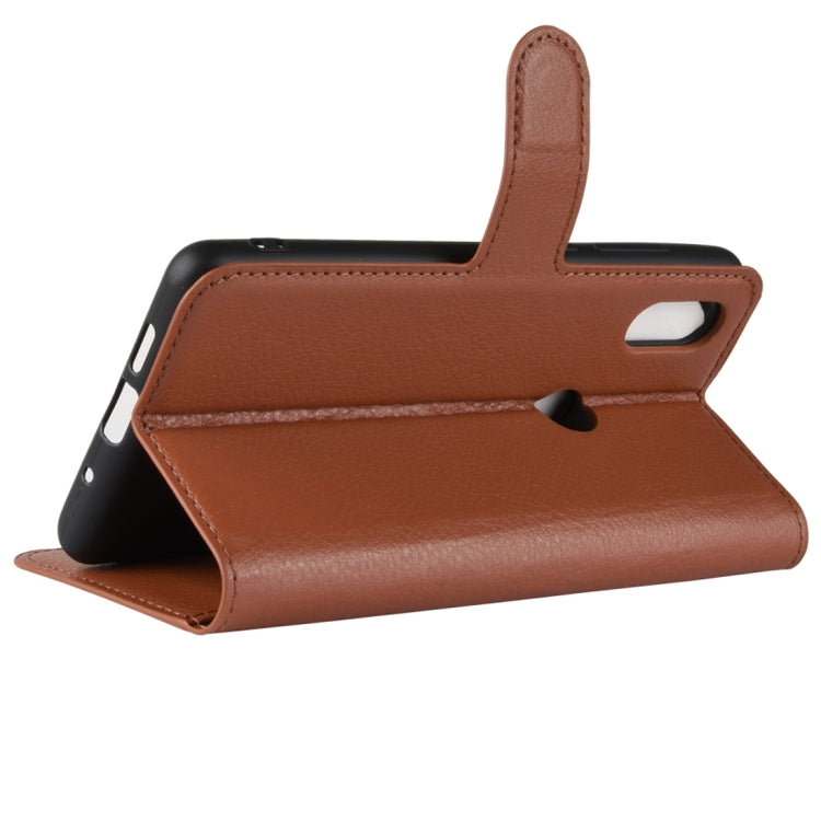 Litchi Texture Horizontal Flip Leather Case for Xiaomi Mi Mix 2S, with Wallet & Holder & Card Slots