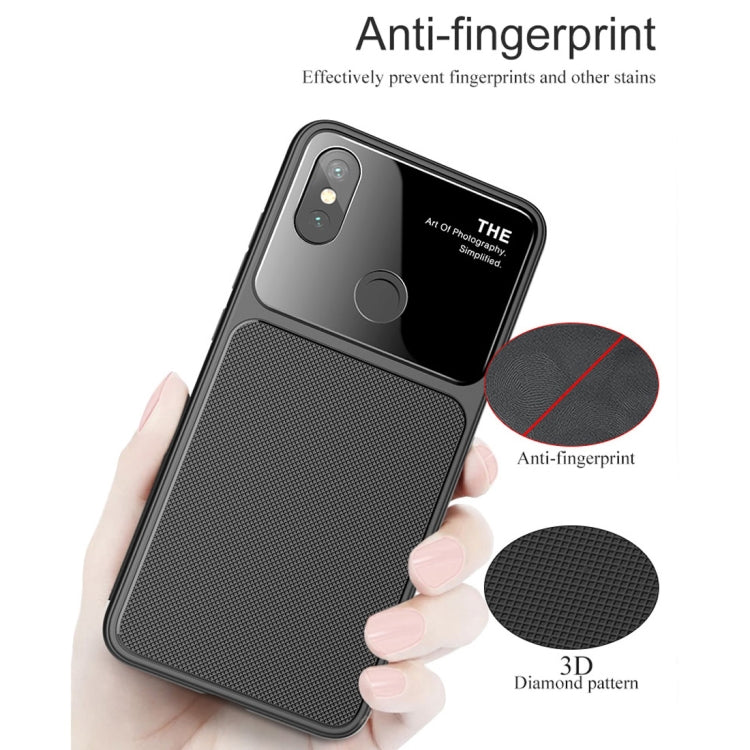 Lenuo LeJazz Series TPU + Glass Case for Xiaomi Mi 6X(Red)