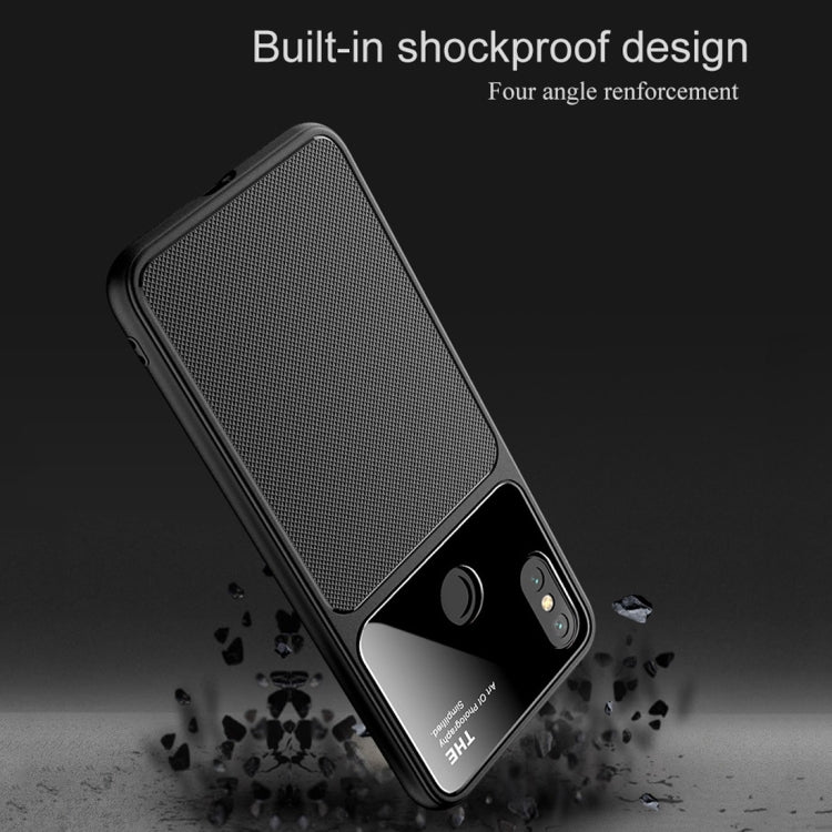 Lenuo LeJazz Series TPU + Glass Case for Xiaomi Mi 6X(Red)