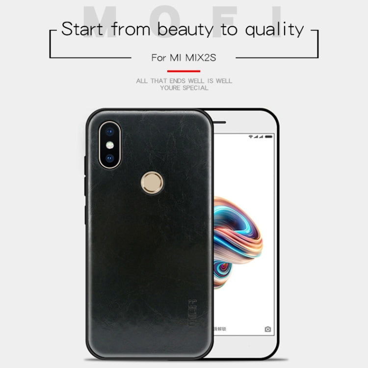 MOFI Shockproof PU Paste PC Case for Xiaomi Mi Mix 2S