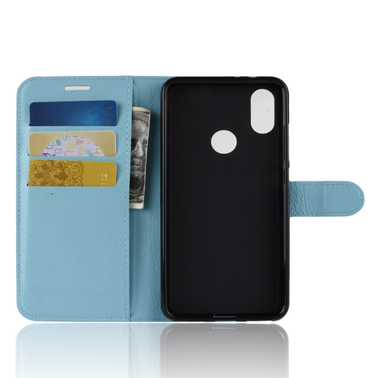 Litchi Texture Horizontal Flip Leather Case for Xiaomi Mi 6X / A2 , with Wallet & Holder & Card Slots