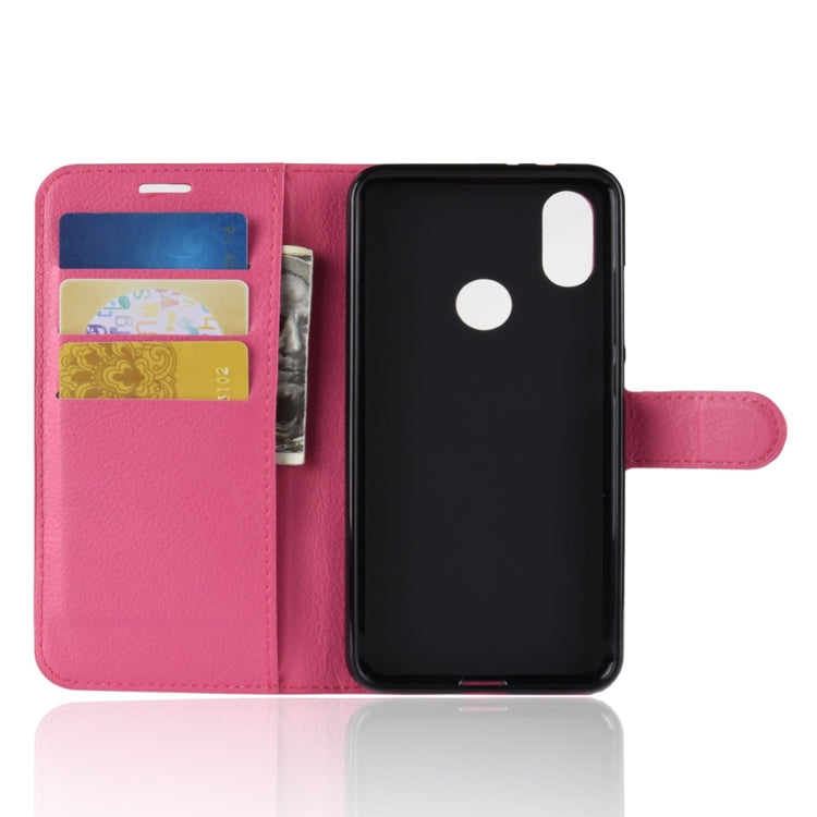 Litchi Texture Horizontal Flip Leather Case for Xiaomi Mi 6X / A2 , with Wallet & Holder & Card Slots