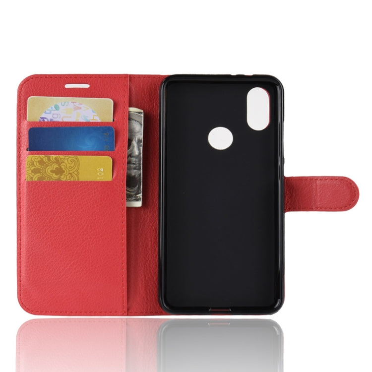 Litchi Texture Horizontal Flip Leather Case for Xiaomi Mi 6X / A2 , with Wallet & Holder & Card Slots