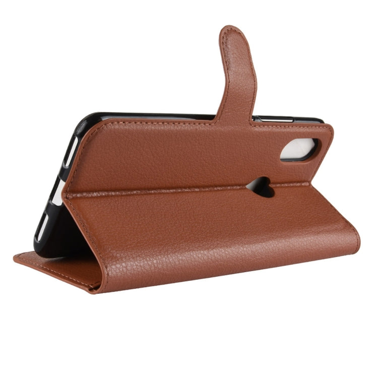 Litchi Texture Horizontal Flip Leather Case for Xiaomi Mi 6X / A2 , with Wallet & Holder & Card Slots