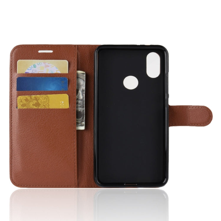 Litchi Texture Horizontal Flip Leather Case for Xiaomi Mi 6X / A2 , with Wallet & Holder & Card Slots