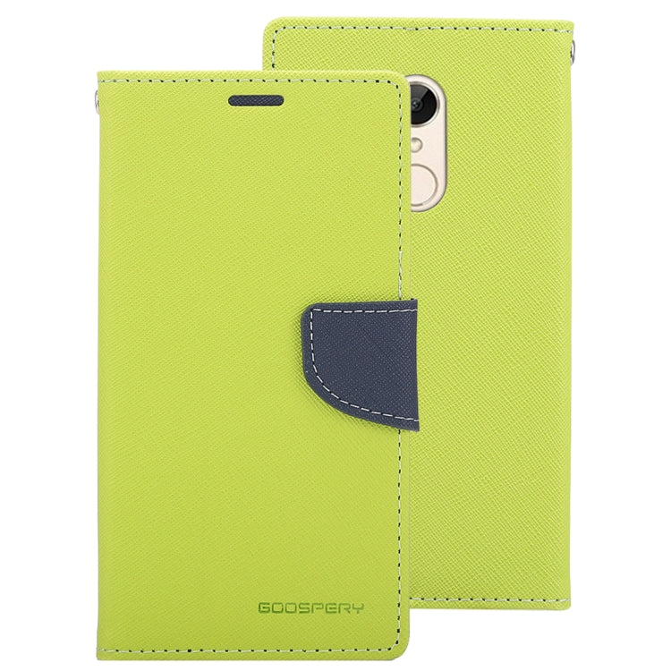 GOOSPERY FANCY DIARY Horizontal Flip PU Leather Case for Xiaomi Redmi 5, with Holder & Card Slots & Wallet
