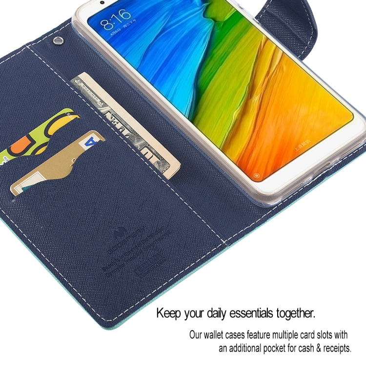 GOOSPERY FANCY DIARY Horizontal Flip PU Leather Case for Xiaomi Redmi 5, with Holder & Card Slots & Wallet