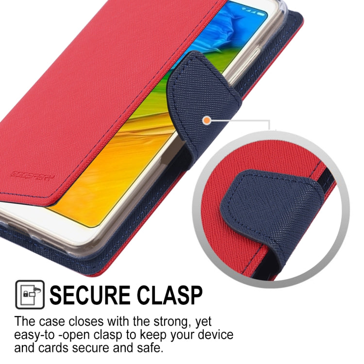 GOOSPERY FANCY DIARY Horizontal Flip PU Leather Case for Xiaomi Redmi 5, with Holder & Card Slots & Wallet