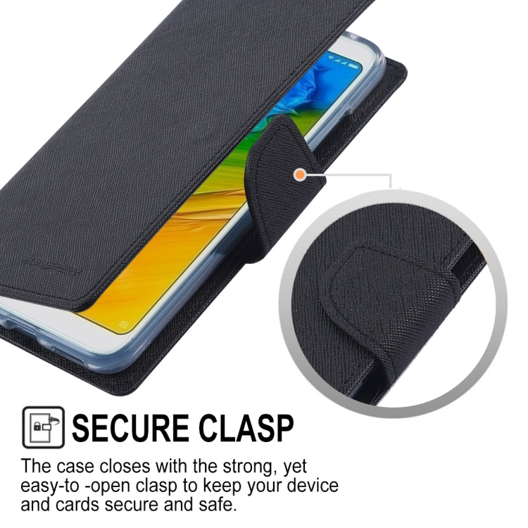 GOOSPERY FANCY DIARY Horizontal Flip PU Leather Case for Xiaomi Redmi 5 Plus, with Holder & Card Slots & Wallet