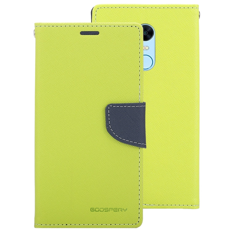 GOOSPERY FANCY DIARY Horizontal Flip PU Leather Case for Xiaomi Redmi 5 Plus, with Holder & Card Slots & Wallet
