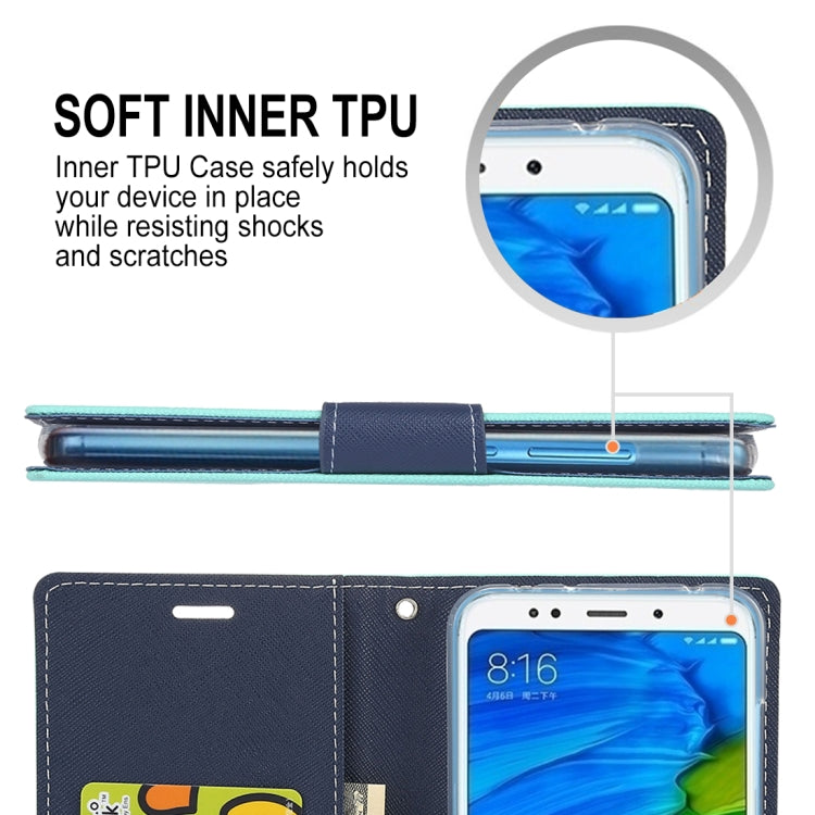 GOOSPERY FANCY DIARY Horizontal Flip PU Leather Case for Xiaomi Redmi 5 Plus, with Holder & Card Slots & Wallet