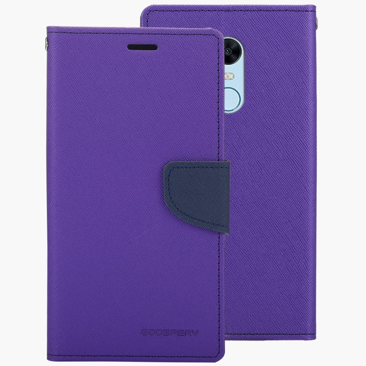 GOOSPERY FANCY DIARY Horizontal Flip PU Leather Case for Xiaomi Redmi 5 Plus, with Holder & Card Slots & Wallet