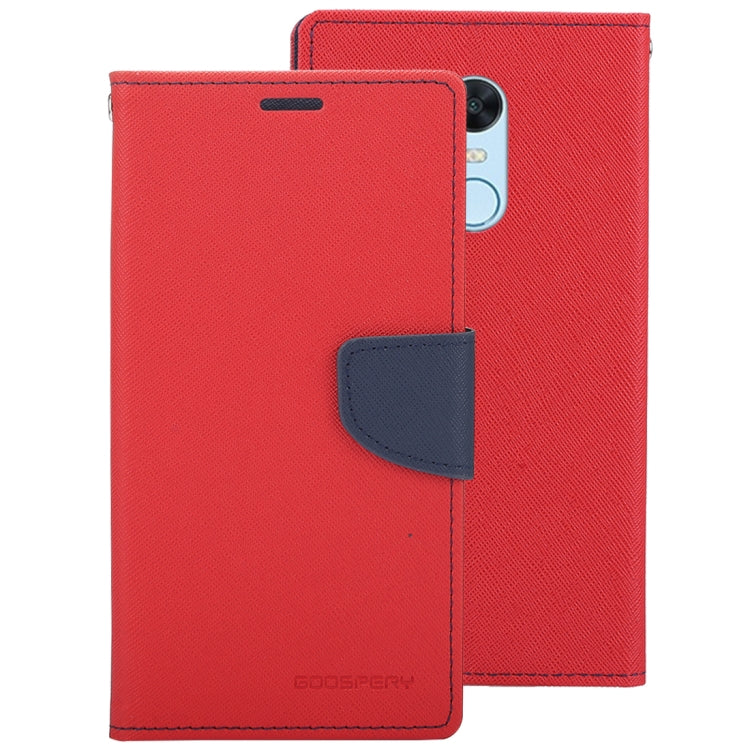 GOOSPERY FANCY DIARY Horizontal Flip PU Leather Case for Xiaomi Redmi 5 Plus, with Holder & Card Slots & Wallet