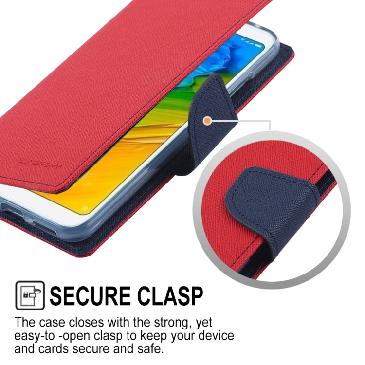 GOOSPERY FANCY DIARY Horizontal Flip PU Leather Case for Xiaomi Redmi 5 Plus, with Holder & Card Slots & Wallet