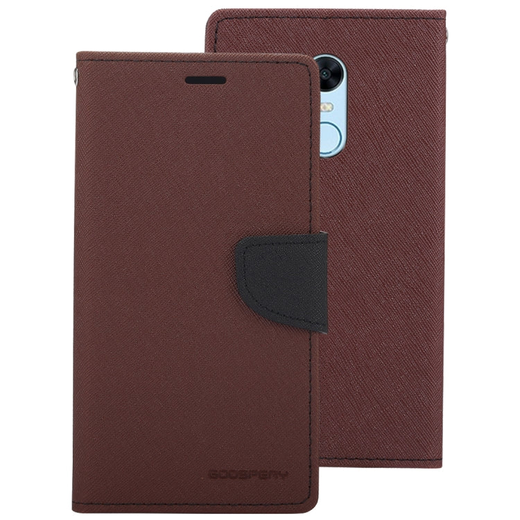 GOOSPERY FANCY DIARY Horizontal Flip PU Leather Case for Xiaomi Redmi 5 Plus, with Holder & Card Slots & Wallet