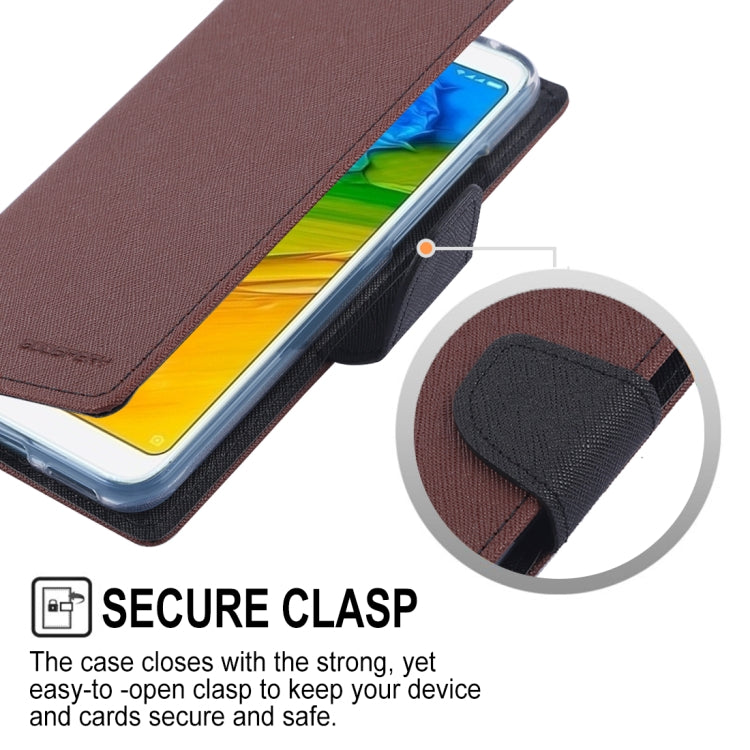 GOOSPERY FANCY DIARY Horizontal Flip PU Leather Case for Xiaomi Redmi 5 Plus, with Holder & Card Slots & Wallet