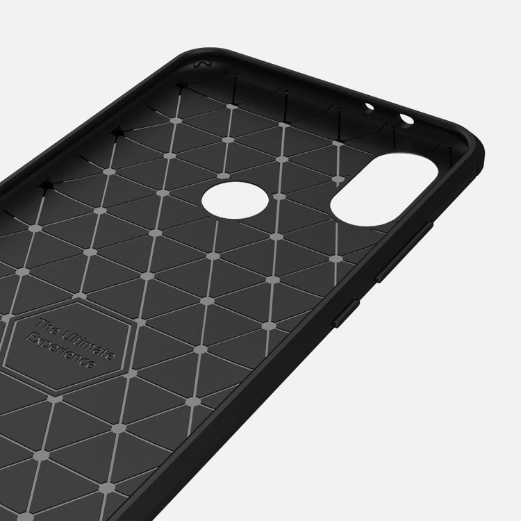 Brushed Texture Carbon Fiber Shockproof TPU Case for Xiaomi Mi 6x / Mi A2