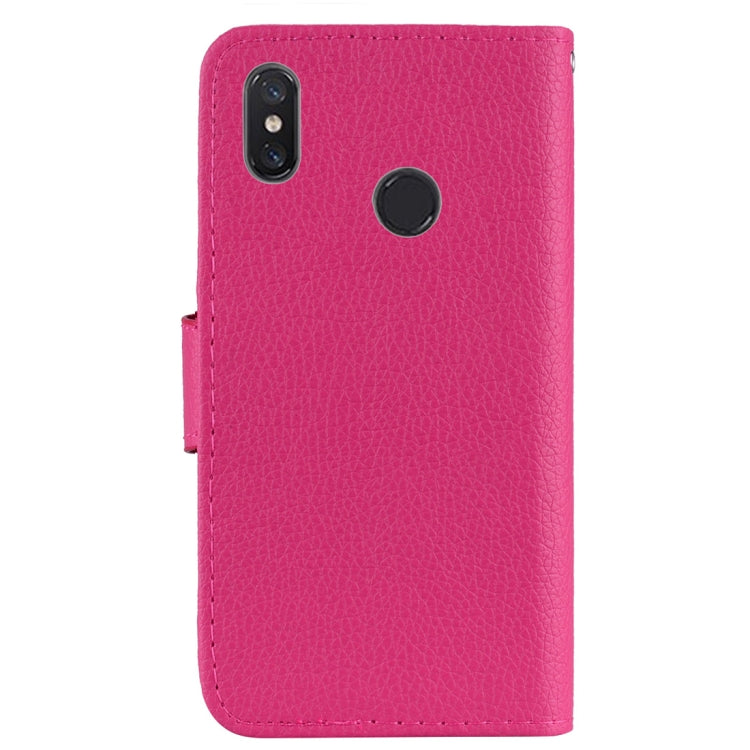 Litchi Texture Horizontal Flip Leather Case for Xiaomi Mi 8 SE , with Wallet & Holder & Card Slots & Lanyard
