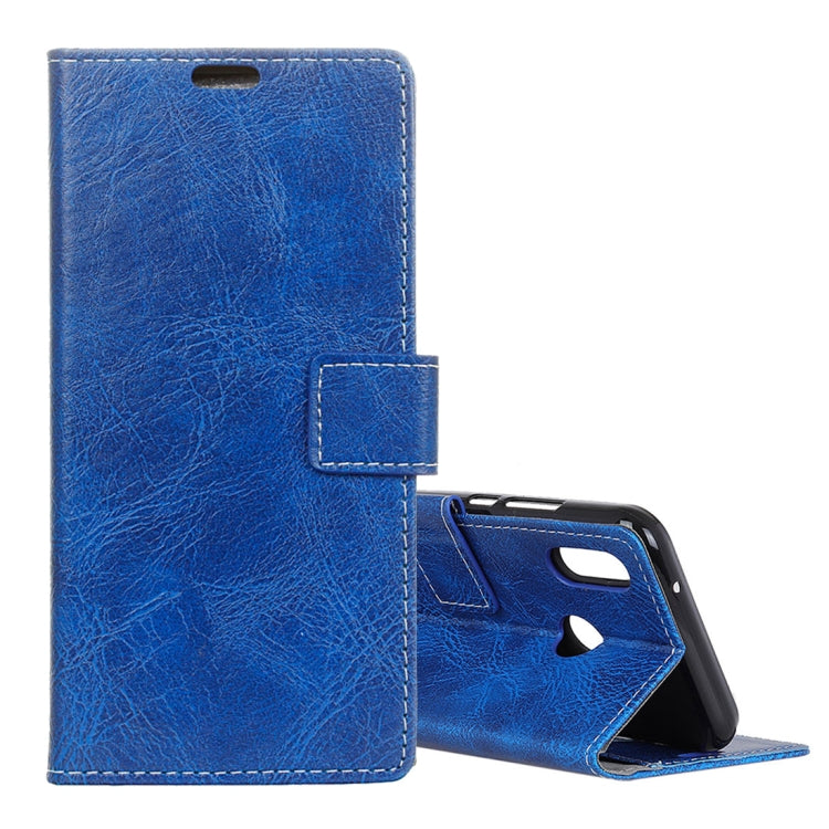 Retro Crazy Horse Texture Horizontal Flip Leather Case for Xiaomi Redmi 6 Pro / Mi A2 Lite, with Holder & Card Slots & Photo Frame