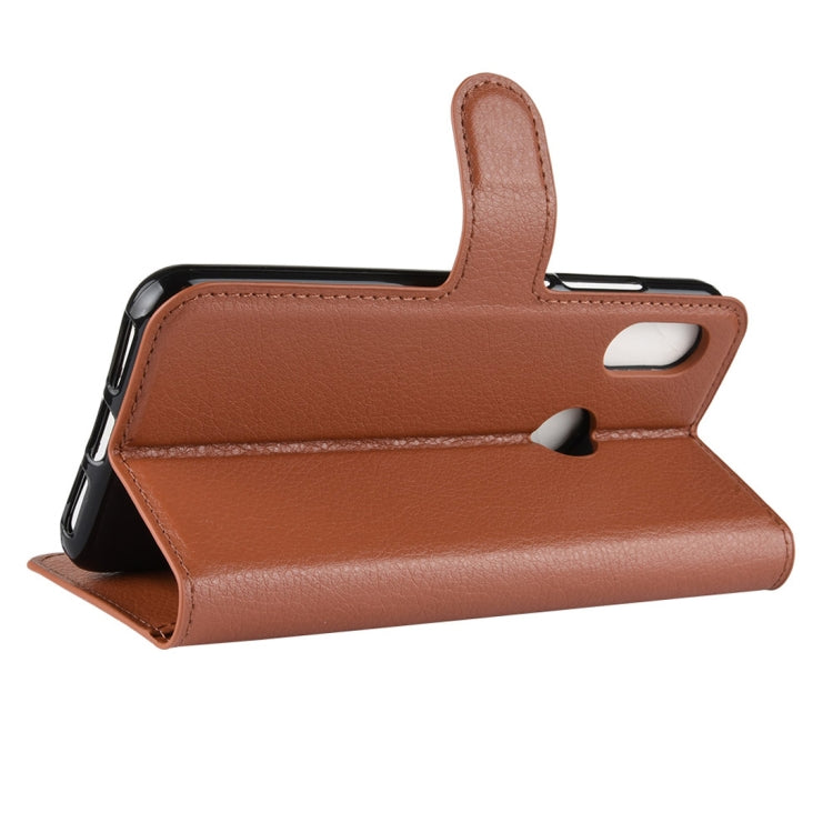 Litchi Texture Horizontal Flip Leather Case for Xiaomi Redmi 6 Pro / Mi A2 Lite, with Wallet & Holder & Card Slots
