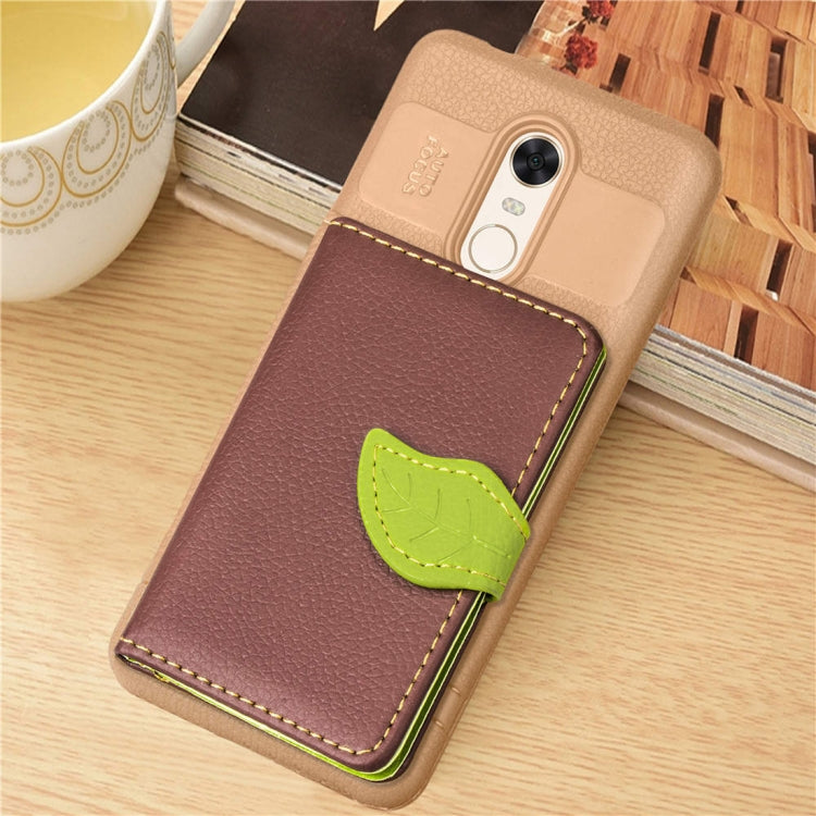 Leaf Style Magnetic Leather Case for Xiaomi Redmi 5 Plus, with Holder & Card Slots & Wallet & Photo Frame