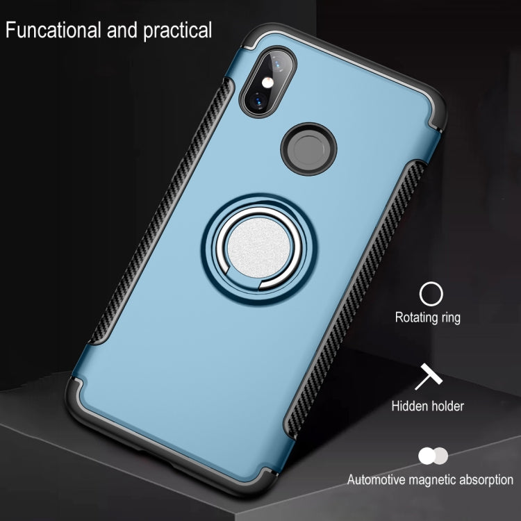 Magnetic 360 Degree Rotation Ring Armor Protective Case for Xiaomi Mi 8