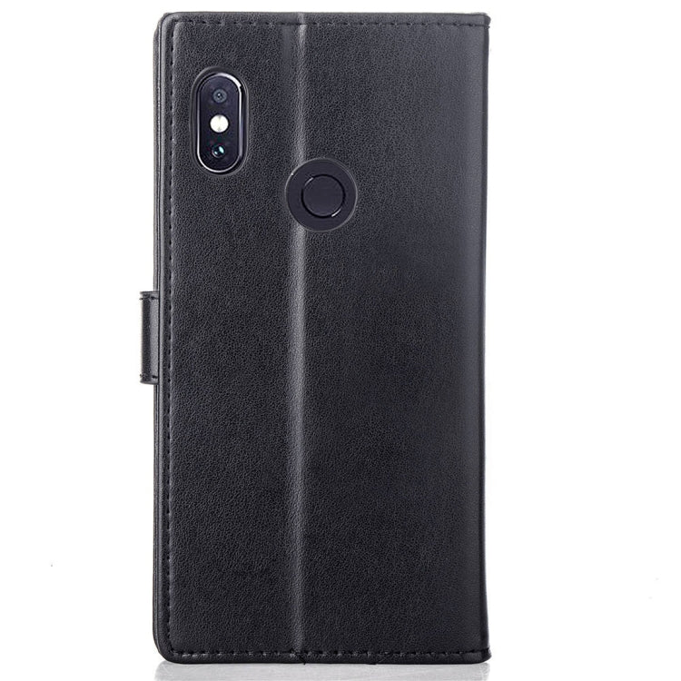 Lucky Clover Pressed Flowers Pattern Leather Case for Xiaomi Mi Max 3, with Holder & Card Slots & Wallet & Hand Strap