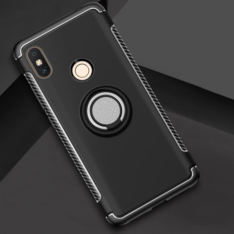 Magnetic 360 Degree Rotation Ring Holder Armor Protective Case for Xiaomi Redmi S2