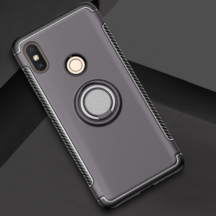 Magnetic 360 Degree Rotation Ring Holder Armor Protective Case for Xiaomi Redmi S2