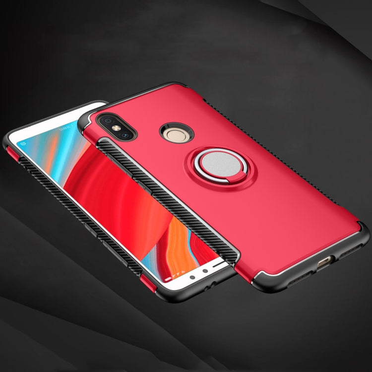 Magnetic 360 Degree Rotation Ring Holder Armor Protective Case for Xiaomi Redmi S2