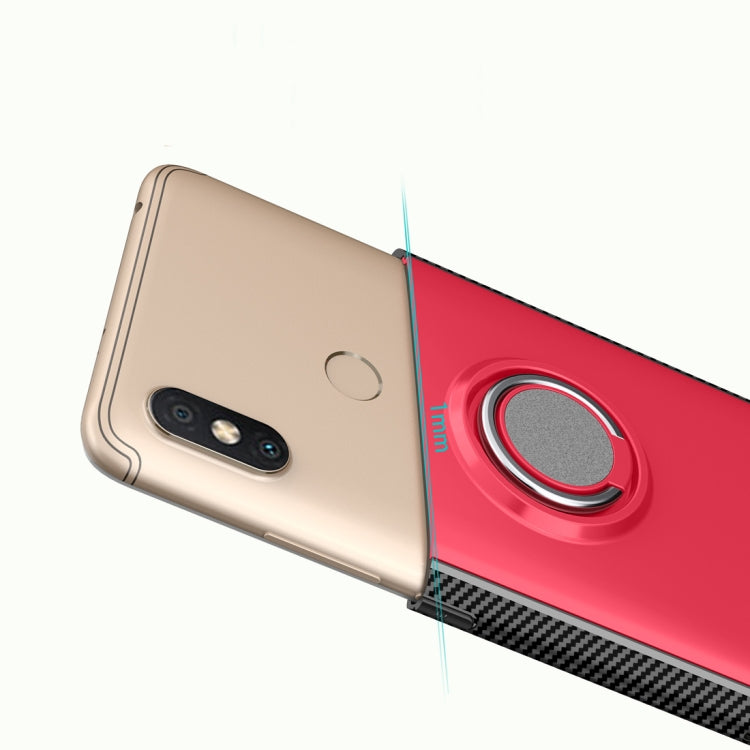 Magnetic 360 Degree Rotation Ring Holder Armor Protective Case for Xiaomi Redmi S2