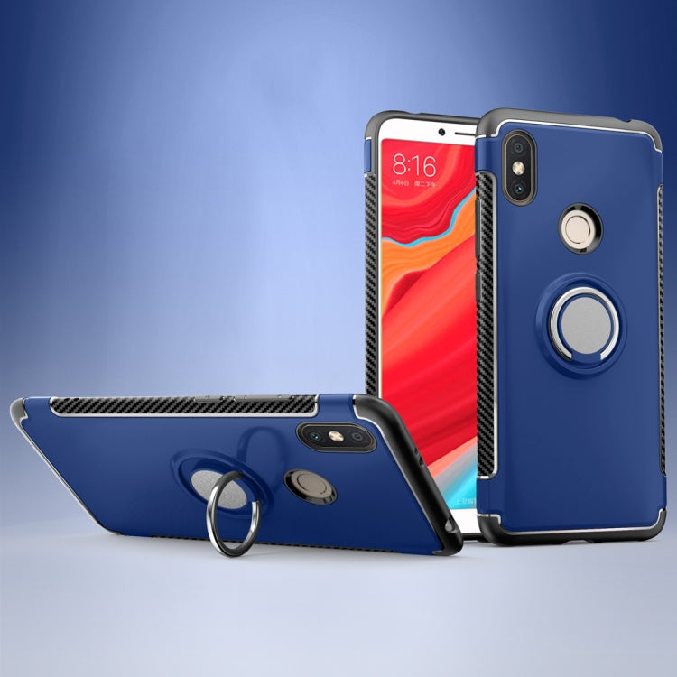 Magnetic 360 Degree Rotation Ring Holder Armor Protective Case for Xiaomi Redmi S2