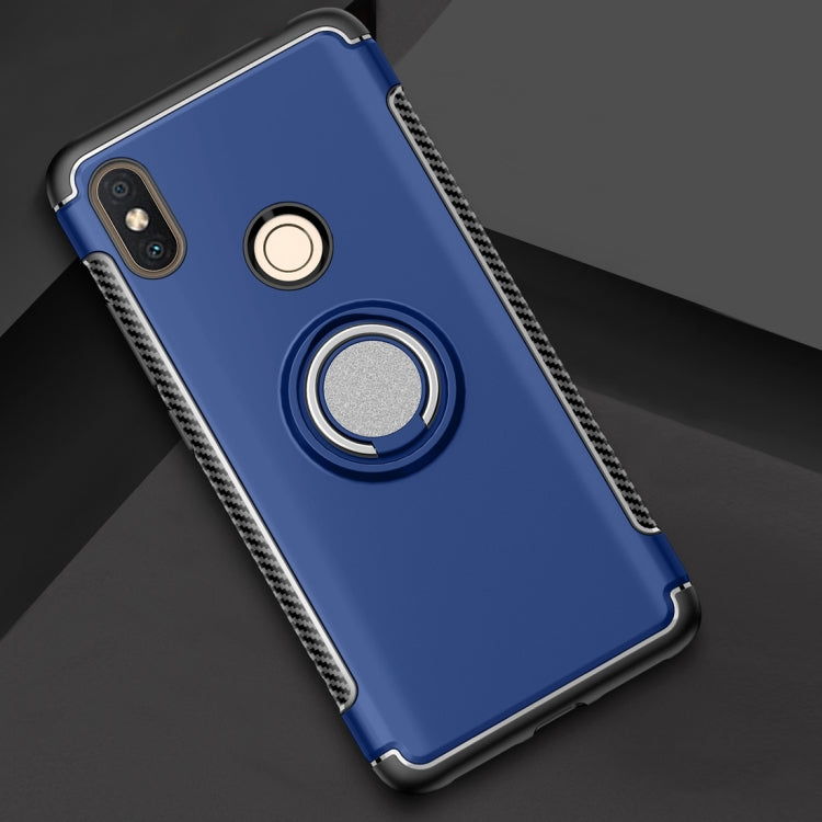 Magnetic 360 Degree Rotation Ring Holder Armor Protective Case for Xiaomi Redmi S2