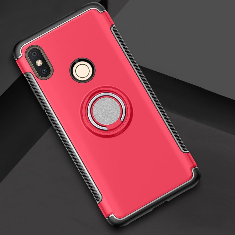 Magnetic 360 Degree Rotation Ring Holder Armor Protective Case for Xiaomi Redmi S2