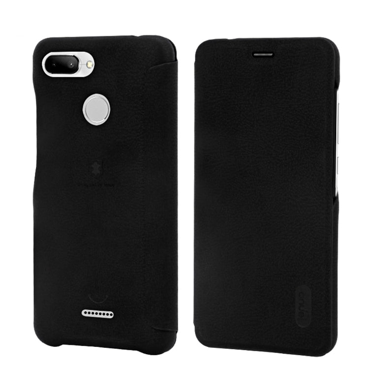 Lenuo Ledream Series Litchi Texture Horizontal Flip PU Leather Case for Xiaomi Redmi 6, with Card Slot