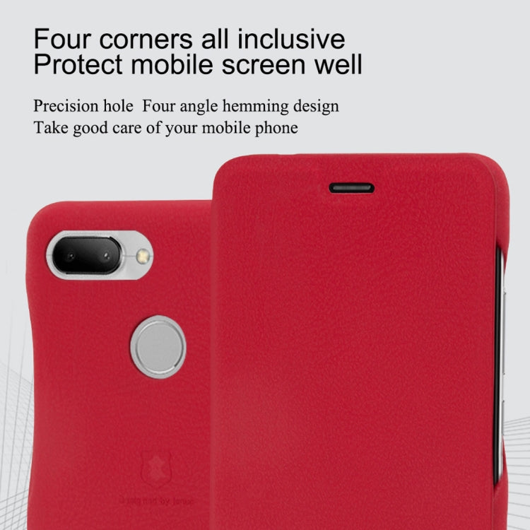 Lenuo Ledream Series Litchi Texture Horizontal Flip PU Leather Case for Xiaomi Redmi 6, with Card Slot