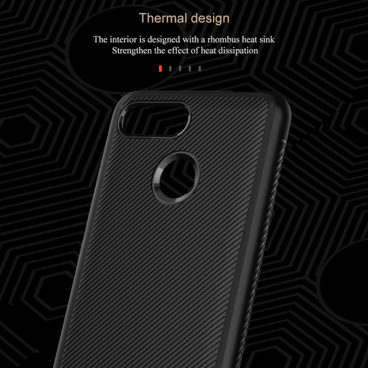 Lenuo Leshen Series Stripe Texture TPU Case for Xiaomi Redmi 6(Black)