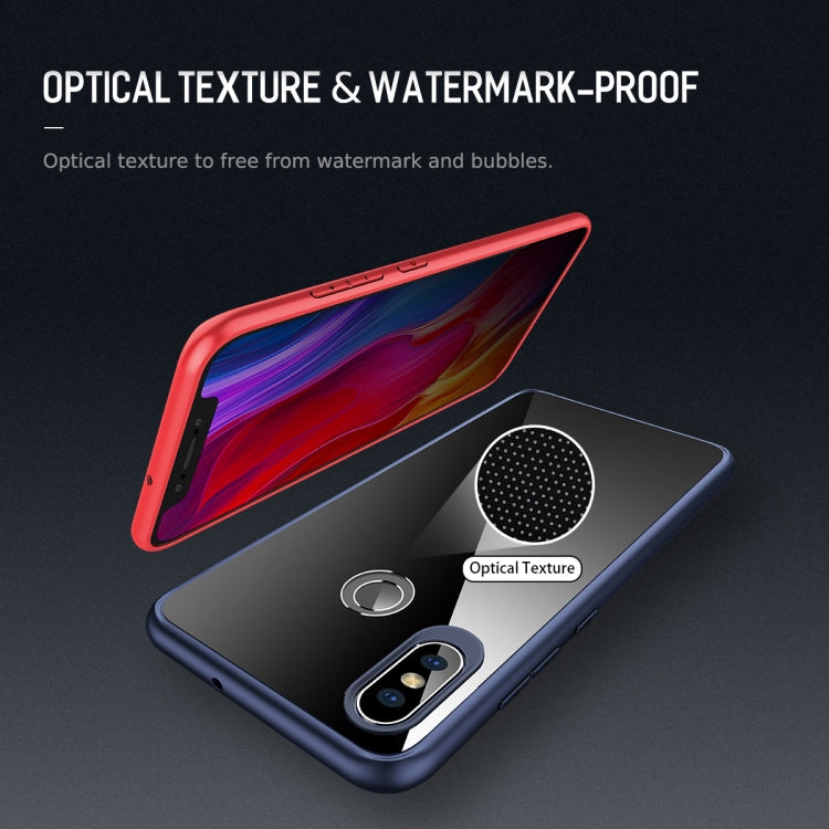 ROCK Clarity Series Dropproof PC + TPU Case for Xiaomi Mi 8(Black)