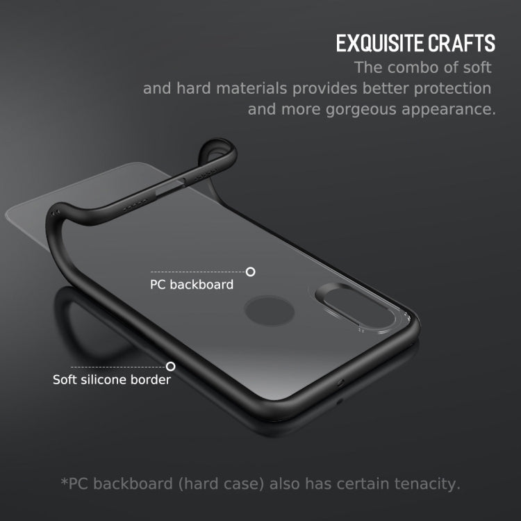 ROCK Clarity Series Dropproof PC + TPU Case for Xiaomi Mi 8(Black)
