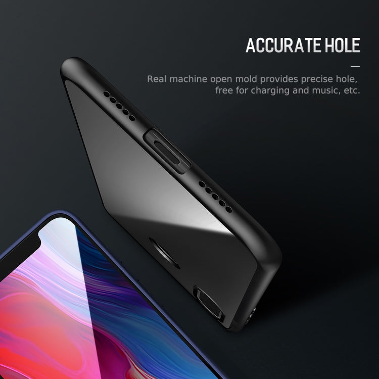 ROCK Clarity Series Dropproof PC + TPU Case for Xiaomi Mi 8(Black)
