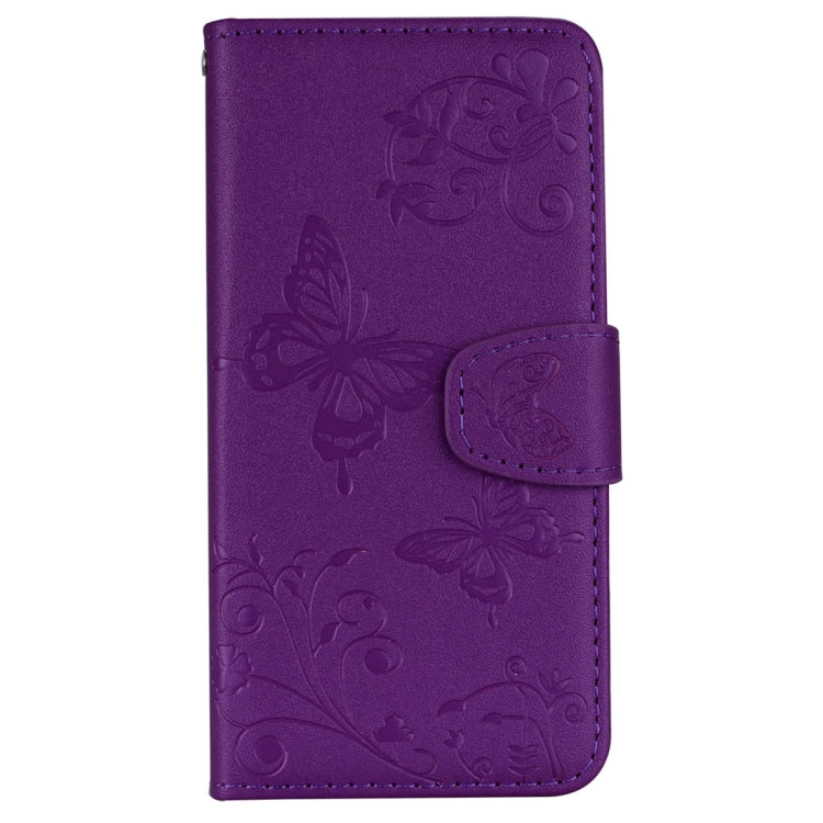 Floral Butterfly Pattern Horizontal Flip Leather Case with Mirror & Card Slot & Holder & Wallet & Lanyard For Xiaomi Redmi 6 Pro