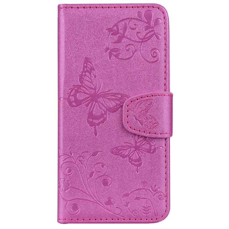 Floral Butterfly Pattern Horizontal Flip Leather Case with Mirror & Card Slot & Holder & Wallet & Lanyard For Xiaomi Mi 8 SE